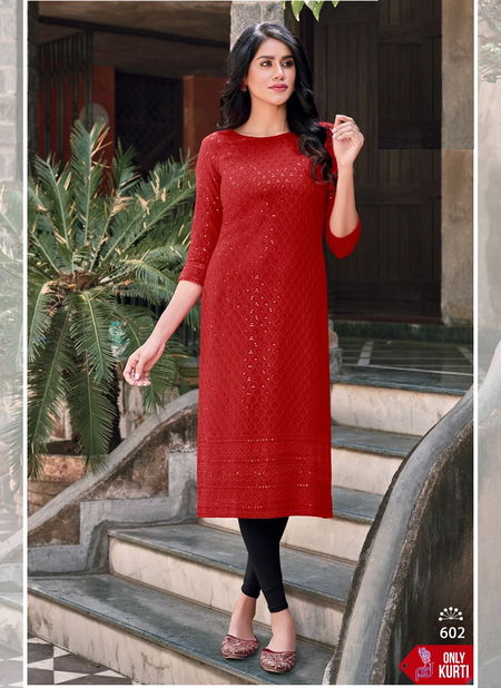 Poonam Moon 601 Series Designer Kurtis Catalog
 Catalog